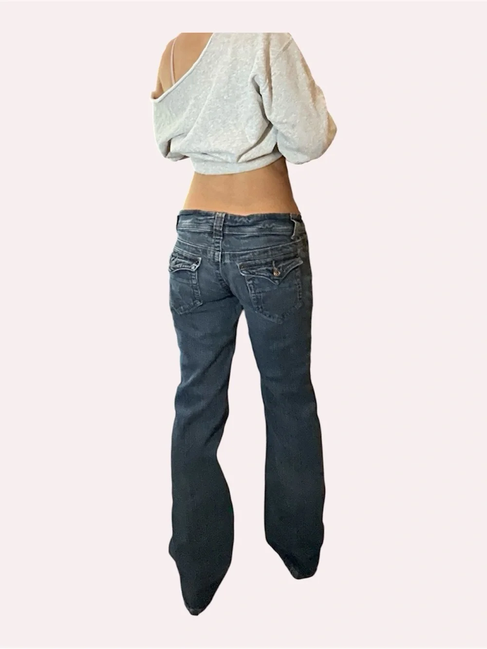 Blue Asphalt Dark Wash Bootcut Jeans